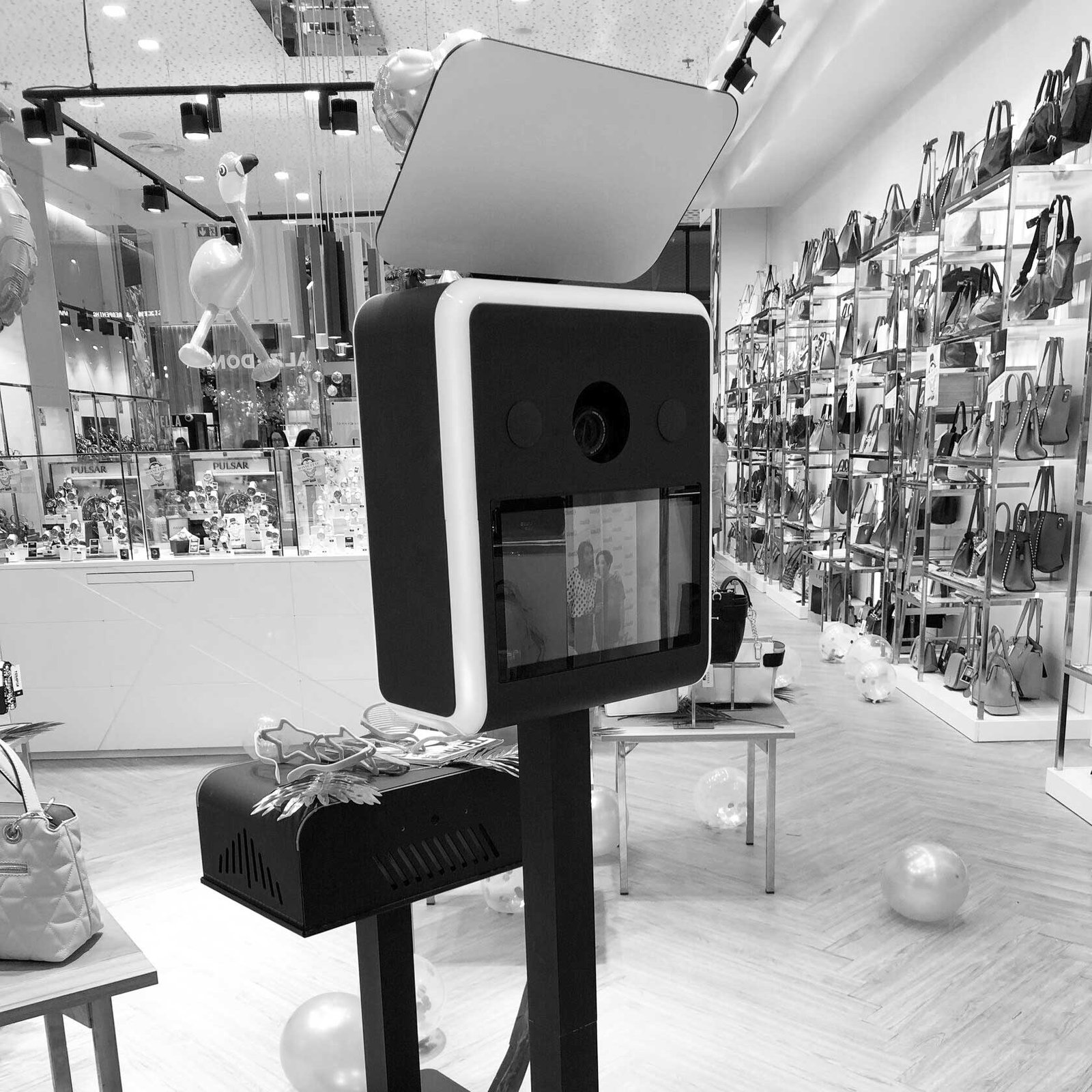 Level Up Event - Borne photo : Installation et personnalisation